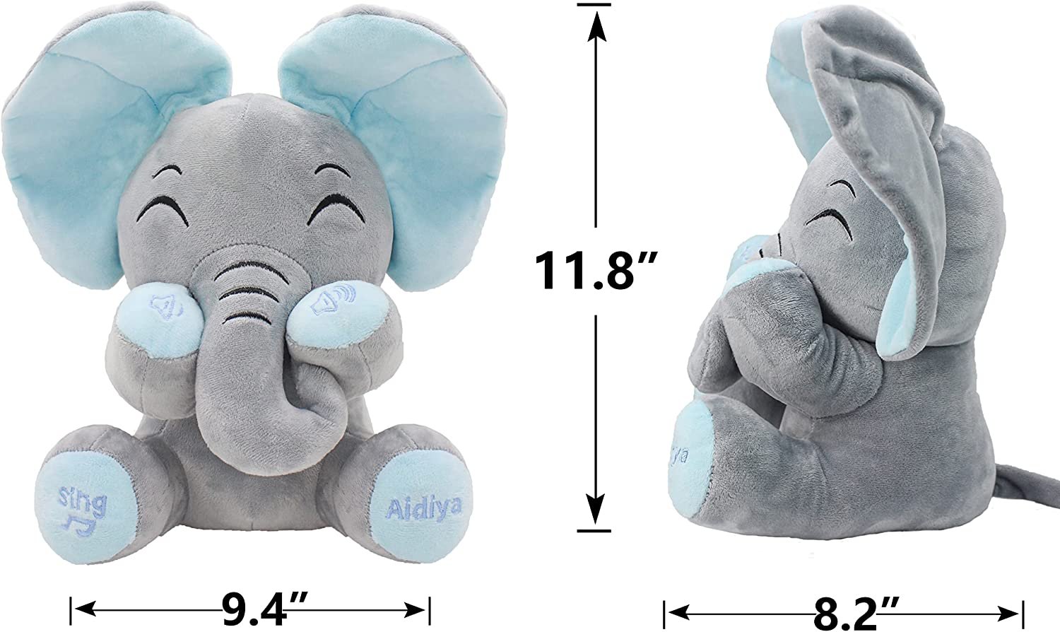 Elephant en peluche 5